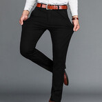 033 // Relaxed Fit Stretch Pants // Black (29)