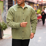 Comfortable Fleece Jacket // Khaki (M)