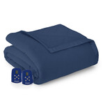 Micro Flannel® 7 Layers of Warmth® Electric Blanket // Smokey Mountain Blue (Twin // 85x66)