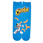 Blue Cheetos Socks