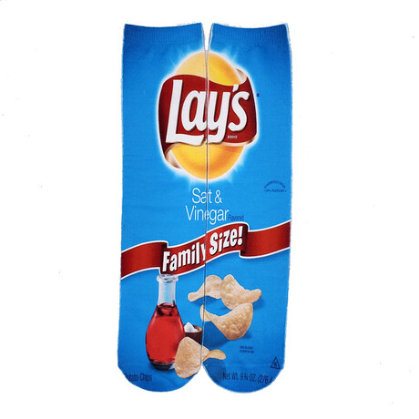 Salt & Vinegar Lay's Socks