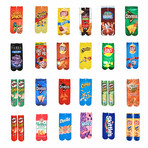 Chips, Ceral, & Candy Socks // 24 Pack