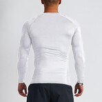 Crewneck Long Sleeve T-Shirt // White (L)
