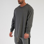 Loose Fit Long Sleeve Shirt // Gray (XS)