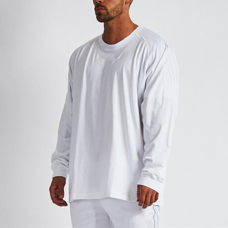 Loose Fit Long Sleeve Shirt // White (XS)