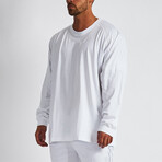 Loose Fit Long Sleeve Shirt // White (S)