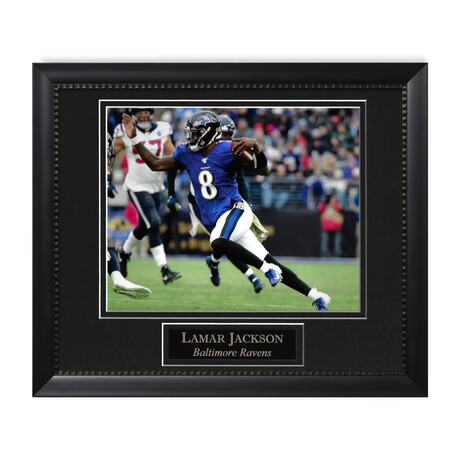 Lamar Jackson // Baltimore Ravens // Photograph + Framed