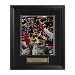Patrick Mahomes // Kansas City Chiefs // Unsigned Photograph + Framed // Trophy