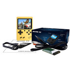 Handheld Game Console + Built-in 500 Games (Yellow)