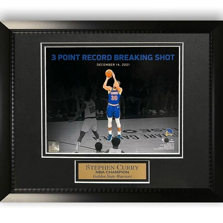 Stephen Curry // Golden State Warriors // Photograph + Framed