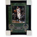 Giannis Antetokounmpo // Milwaukee Bucks // Autographed Photograph + Framed