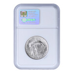 1920 Pilgrim Commemorative Silver Half Dollar // NGC Certified MS65 // Deluxe Collector's Pouch