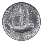 1920 Pilgrim Commemorative Silver Half Dollar // NGC Certified MS65 // Deluxe Collector's Pouch
