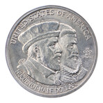 1924 Huguenot Commemorative Half Dollar // NGC Certified MS65 // Deluxe Collector's Pouch
