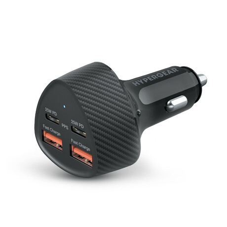 SpeedBoost 50W QUAD Car Charger with PD/PPS