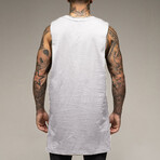 Long Tank Top // White (M)