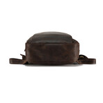 038 Backpack Leather Bag // Dark Brown