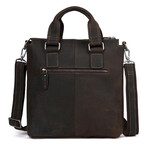 033 Tote Leather Bag // Dark Brown