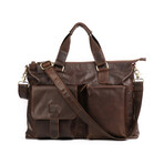 019 Tote Leather Bag // Brown