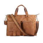 018 Tote Leather Bag // Tan