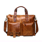 009 Tote Leather Bag // Tan