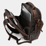 040 Backpack Leather Bag // Light Brown