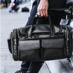 034 Bowling Leather Bag // Black