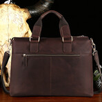 008 Tote Leather Bag // Brown