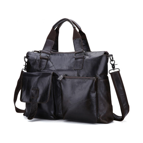 025 Tote Leather Bag // Black