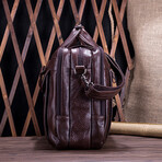 002 Messenger Leather Bag // Brown