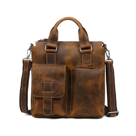031 Tote Leather Bag // Tan Brown