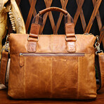 009 Tote Leather Bag // Tan