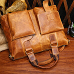 009 Tote Leather Bag // Tan