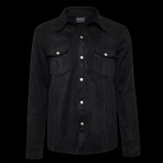 Western Overshirt // Black (L)