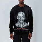 Jordan Velvet Sweatshirt // Black (S)