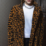 Animal Print Coat // Leopard (XL)