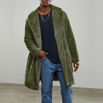 Teddy Coat // Green (M)