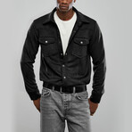 Western Overshirt // Black (L)