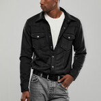 Western Overshirt // Black (L)