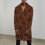 Animal Print Coat // Leopard (XL)