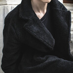 Teddy Coat // Black (L)