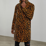 Animal Print Coat // Leopard (XL)