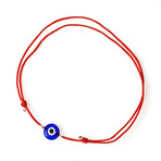 Jean Claude Jewelry // Evil Eye Nylon Double Layer Adjustable Bracelet // Red