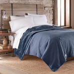Ultra Velvet Microflannel Electric Blankets // Indigo (Full // 72x90)