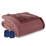 Ultra Velvet Microflannel Electric Blankets // Merlot (Full // 72x90)