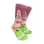 Sponge Bob // Patrick Star Nerd // Cartoon Socks