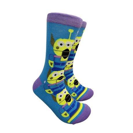 Toy Story // Green Aliens // Cartoon Socks