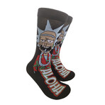 Rick & Morty // Rick Aloha // Cartoon Socks