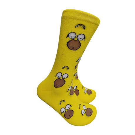 The Simpsons // Homer Faces // Cartoon Socks