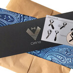 Silk Neck Tie // Blue Paisley